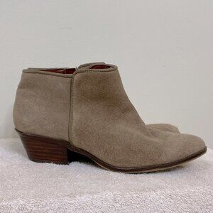 Apri by Italian Shoemakers Tan Suede Ankle Boots 6.5M